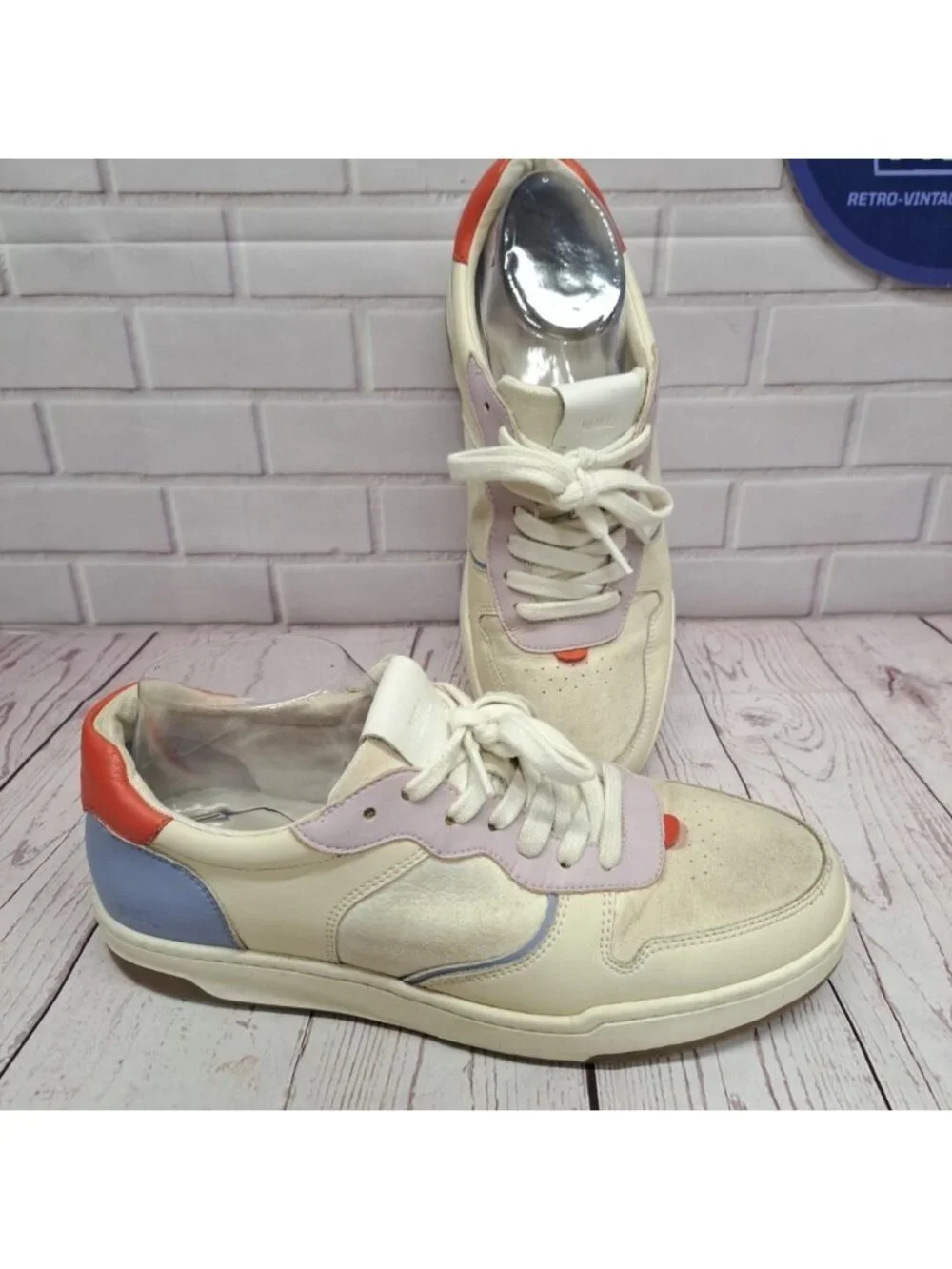Madewell Court Sneakers in Colorblock Leather and Suede Women's‎ 10m, Mens 8.5m